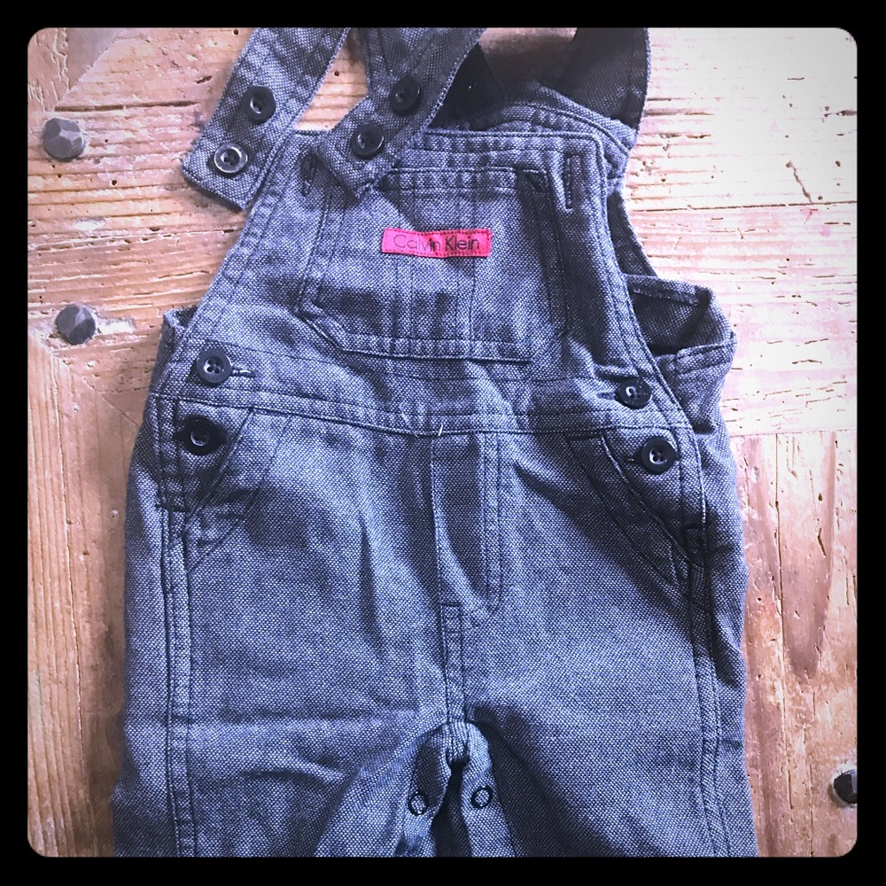 🌠2/15💰Calvin Klein-Charcoal gray, overalls
